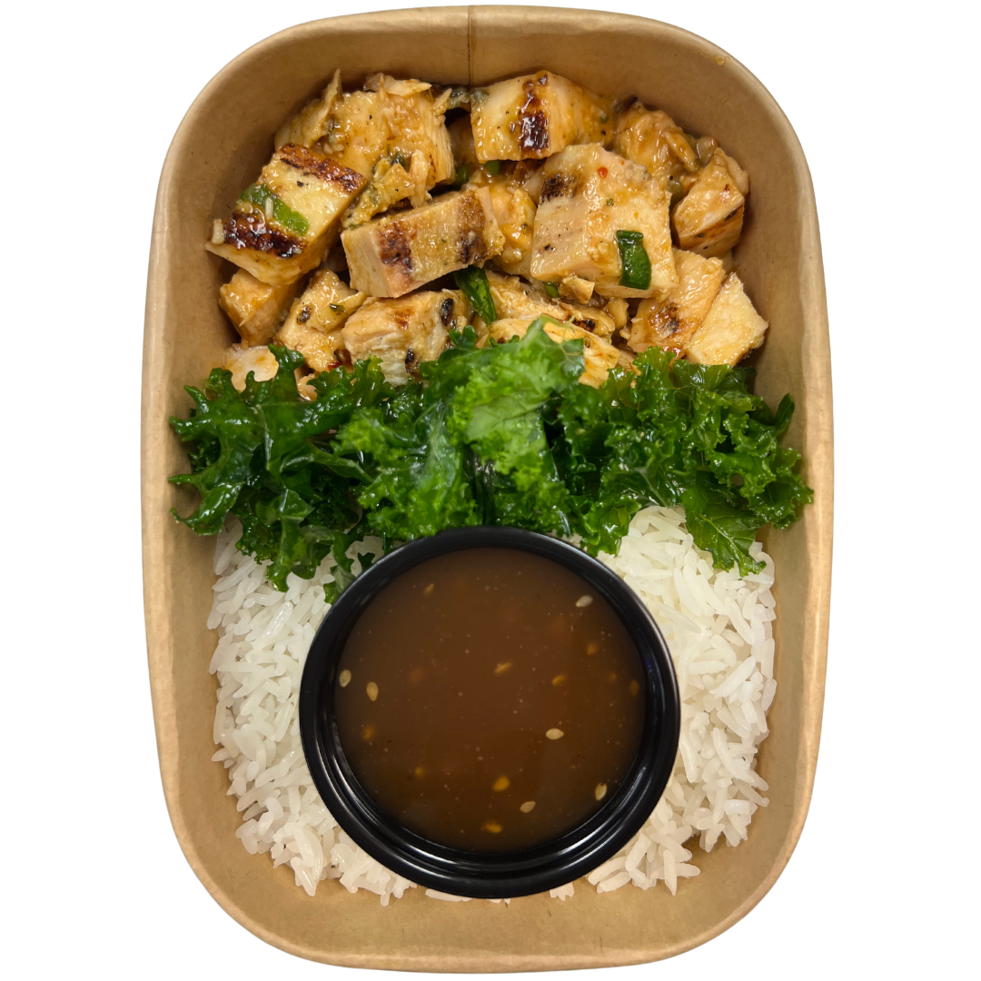 Hoisin Chicken & Jasmine Rice & Kale