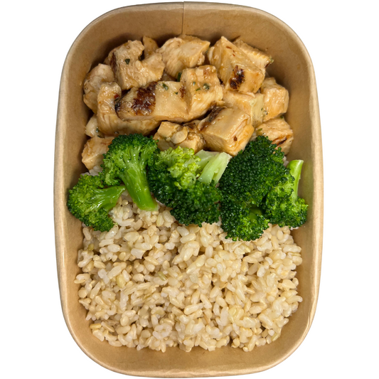 General Tsos Chicken Brown Rice & Broccoli